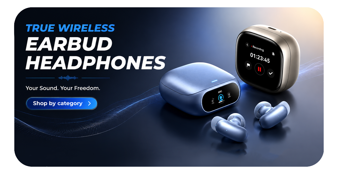 True Wireless Earbud Headphones