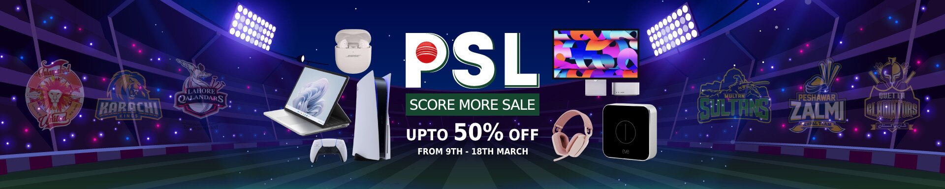 Pakistan Super League Sale
