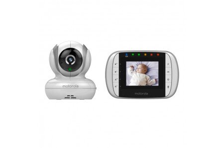 motorola 2.8 video baby monitor with two cameras