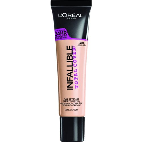 L'Oreal Paris Infallible Total Cover Foundation - Natural Buff 304