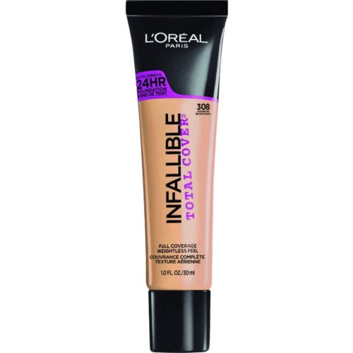L'Oreal Paris Infallible Total Cover Foundation - Sun Beige 308