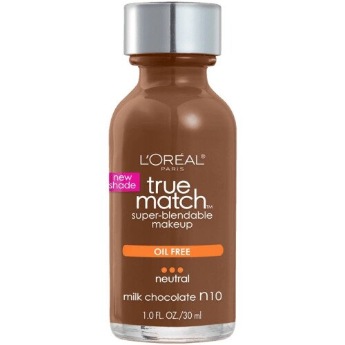 L'Oreal Paris True Match Super-Blendable Makeup Original Foundation - N10 Milk Chocolate (Neutral)