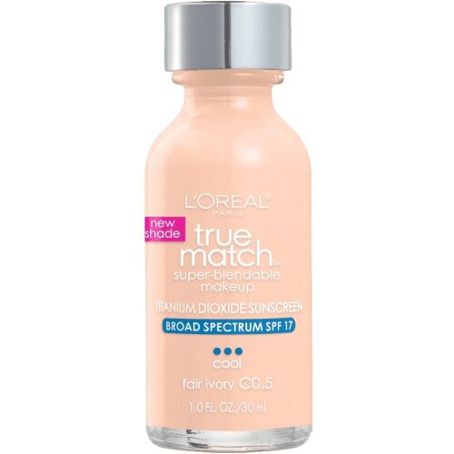 L'Oreal Paris True Match Super-Blendable Makeup Original Foundation - C0.5 Fair Ivory (Cool)