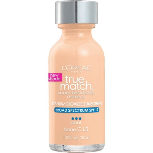 L'Oreal Paris True Match Super-Blendable Makeup Original Foundation - C1.5 Bone (Cool)