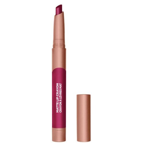 L'Oreal Paris Matte Lip Crayon, Lasting Wear, Smudge Resistant - No Fig Deal