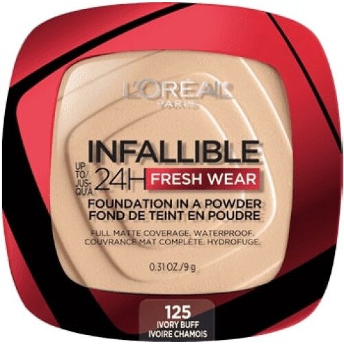 L'Oreal Paris Up to 24H Fresh Wear in a Powder, Matte Finish - Ivory Buff
