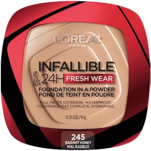 L'Oreal Paris Up to 24H Fresh Wear in a Powder, Matte Finish - Radiant Honey