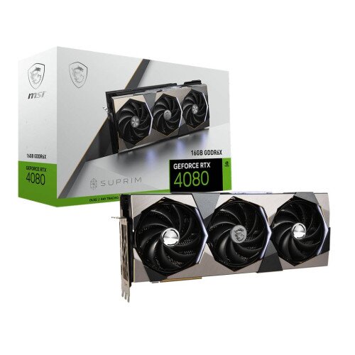 MSI GeForce RTX 4080 16GB SUPRIM Graphics Card