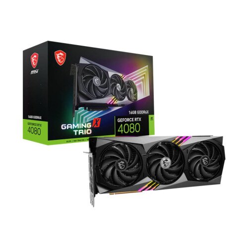 MSI GeForce RTX 4080 16GB GAMING X TRIO Graphics Card