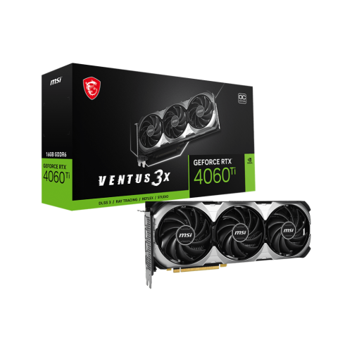 MSI GeForce RTX 4060 Ti VENTUS 3X 16G OC Graphics Card