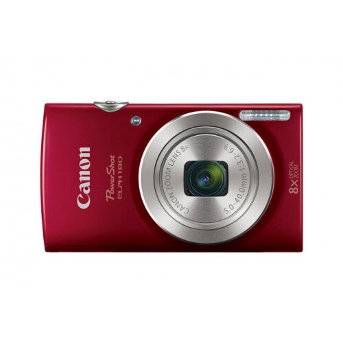Canon PowerShot ELPH 180 Digital Camera - Red