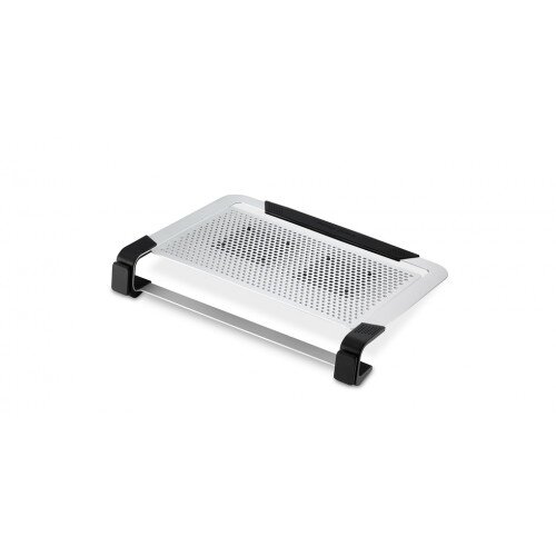 Cooler Master Notepal U2 Plus Moveable Fan Aluminum Cooling Pad - Silver