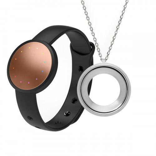 Misfit Shine 2 + Halo Necklace Bundle - Rose Gold