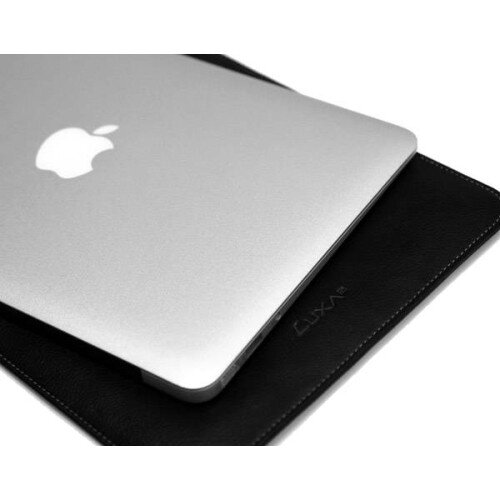 LUXA2 Metropolitan Genuine Leather Sleeve for MacBook - MBP 15" - Calf Skin + Synthetic Leather