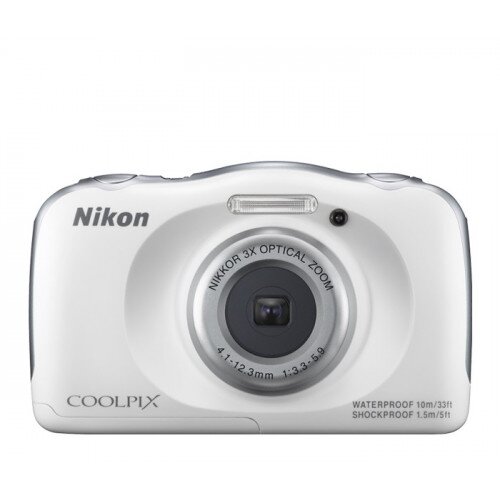 Nikon COOLPIX S33 Compact Digital Camera - White
