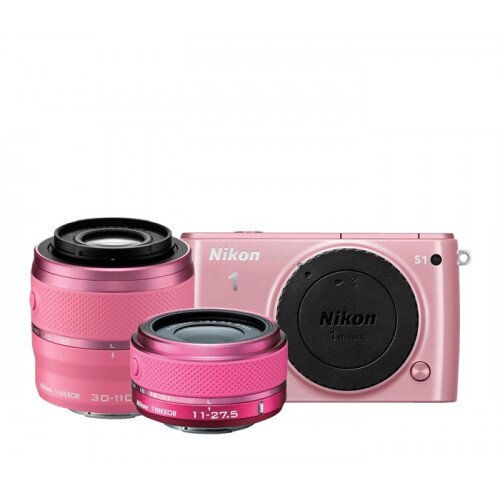 Nikon 1 S1 Camera - Pink - Two-Lens Kit