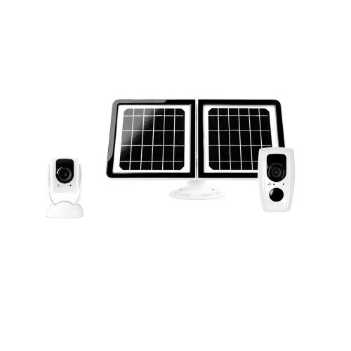 Tend Insights Indoor 2 & Solar Smart Security Camera - Black