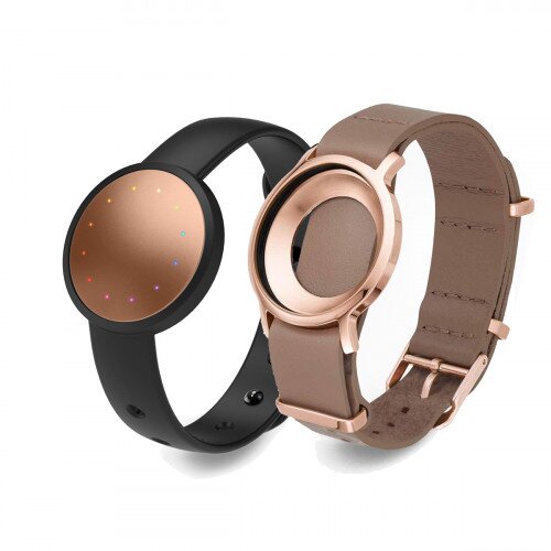 Misfit Shine 2 + NATO Strap Bundle - Sand - Rose Gold