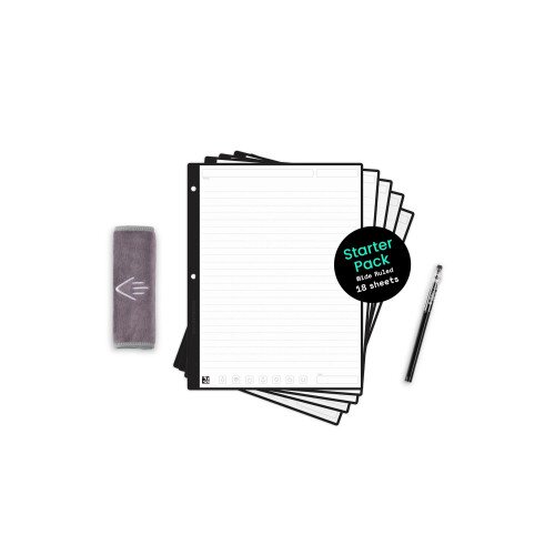 Rocketbook Filler Paper Starter Pack - Wide Ruled