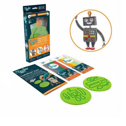 3Doodler Start Robot & Rocket DoodleBlock Kit