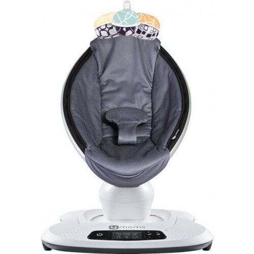 4moms mamaRoo 4 Infant Seat - Dark Grey Cool Mesh