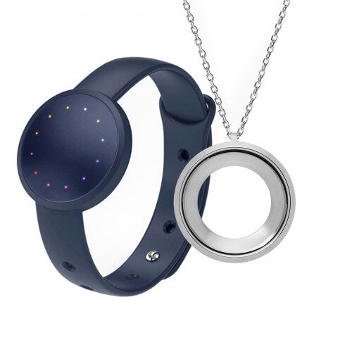 Misfit Shine 2 + Halo Necklace Bundle - Navy