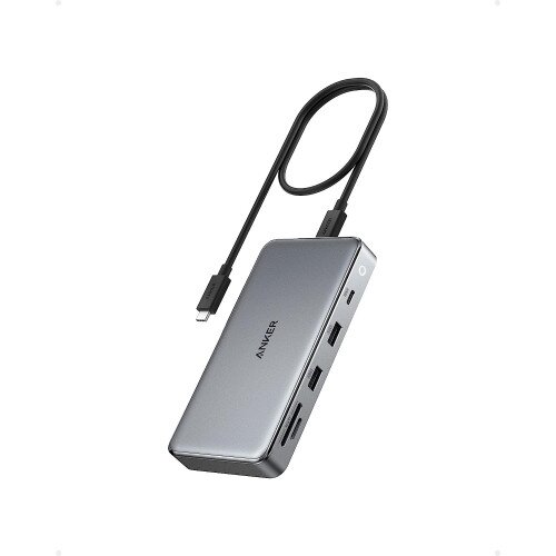 Anker 563 USB-C Hub (10-in-1, Dual 4K HDMI, for MacBook)