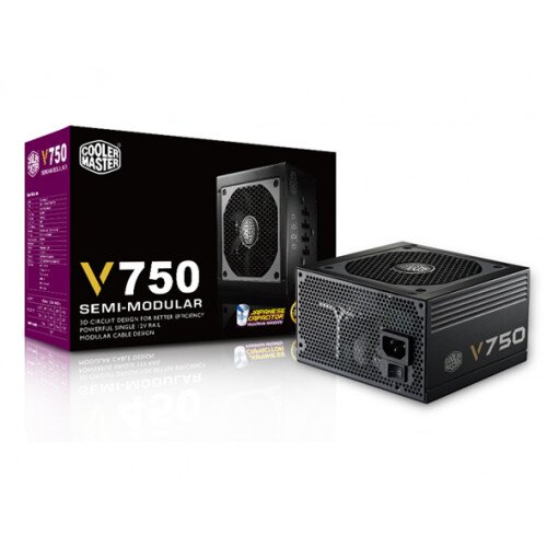 Cooler Master V750 Semi-Modular Power Supply - 750w