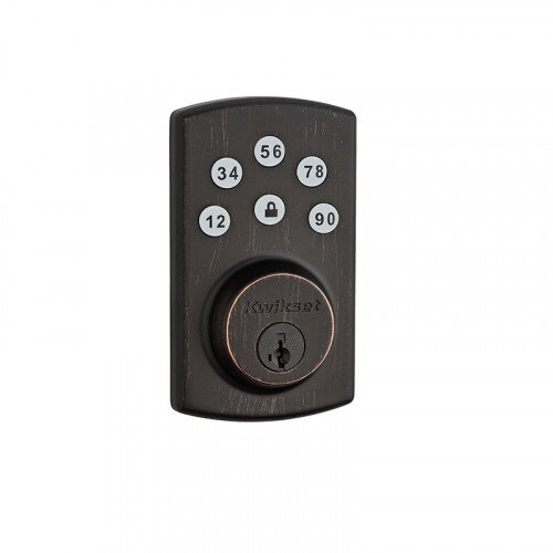 Kwikset Powerbolt 2 Touchpad Electronic Deadbolt - Venetian Bronze