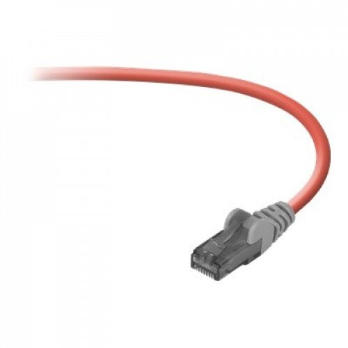 Belkin CAT6 Snagless Crossover Patch Cable - Red - 10.0 - Feet