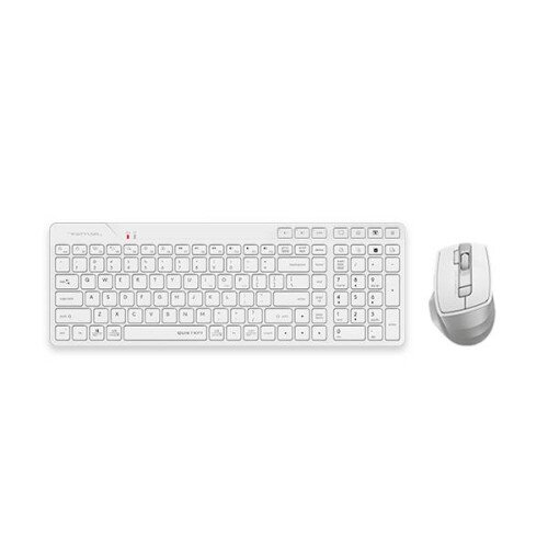 A4Tech FB2800C Air2 Bluetooth & 2.4G Desktop Keyboard & Mouse Set - White