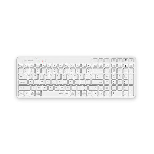 A4Tech FBK27C AS Bluetooth & 2.4G Wireless Keyboard - White