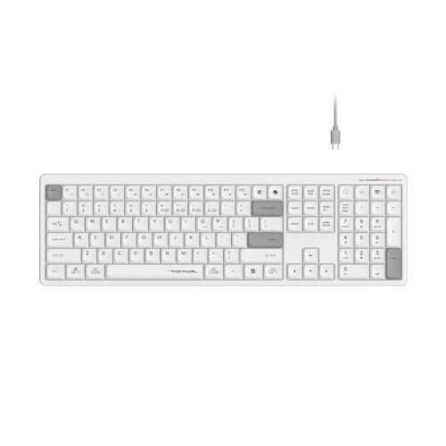 A4Tech FBX55C Bluetooth & 2.4G Wireless Keyboard - White