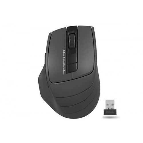 A4Tech FSTYLER 2000 DPI 2.4G Wireless Mouse - Grey