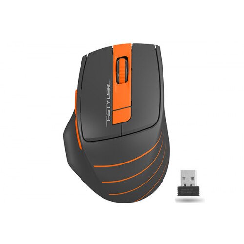 A4Tech FSTYLER 2000 DPI 2.4G Wireless Mouse - Orange