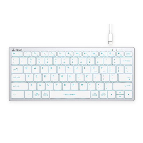 A4Tech FX61 Scissor Switch Keyboard - White