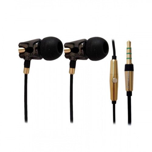 A4Tech MK-790 Metallic in Earphone with Mic - Black