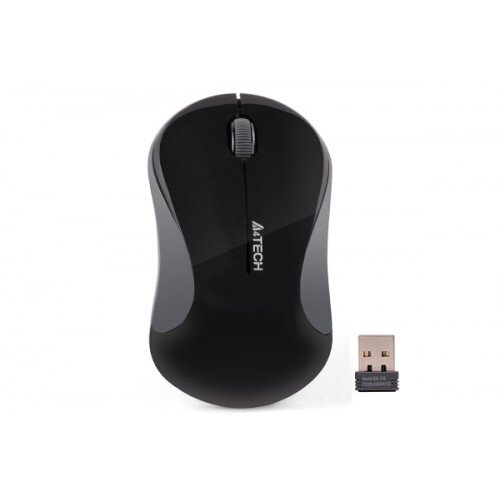 A4tech Energy-Saving Wireless Mouse (G3-270N) - Black+Grey