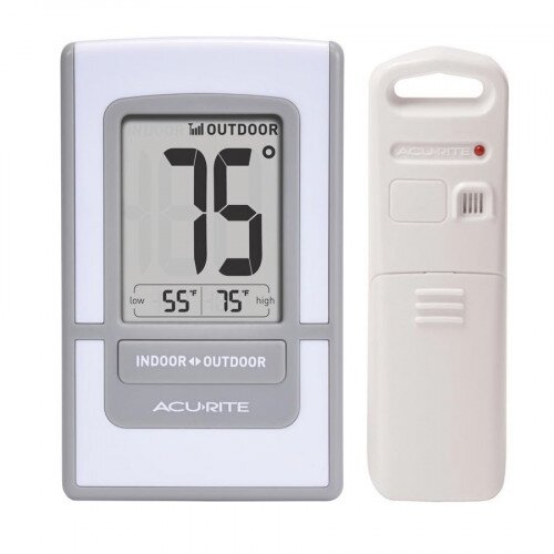AcuRite 4.5" Silver Digital Outdoor Thermometer