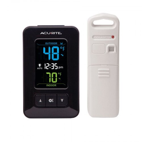 AcuRite Color Digital Thermometer with Outdoor Temperature