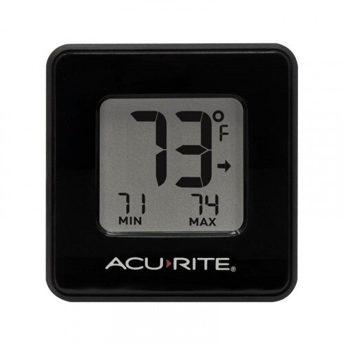 AcuRite Compact Indoor Thermometer with High and Low Records