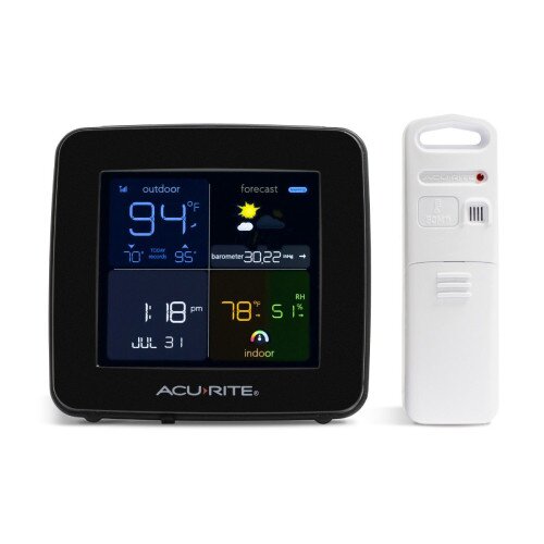 AcuRite Square Color Weather Station with Programmable Alarms