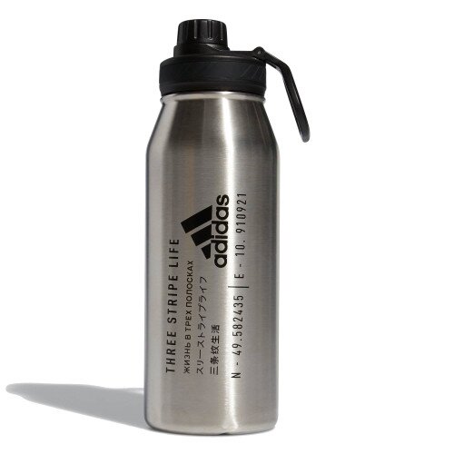 adidas BPA-Free Steel Metal Bottle 1L - Clear