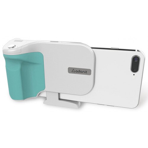 Adonit PhotoGrip Qi A Unique Camera Grip that Wirelessly Charges your Smartphone - White