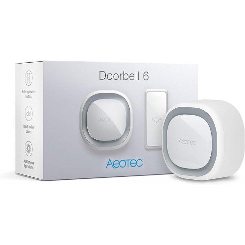 Aeotec Smart Home Doorbell 6 with Outdoor Button