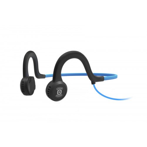 AfterShokz Sportz Titanium Wired Bone Conduction Headphones - Ocean (Blue)