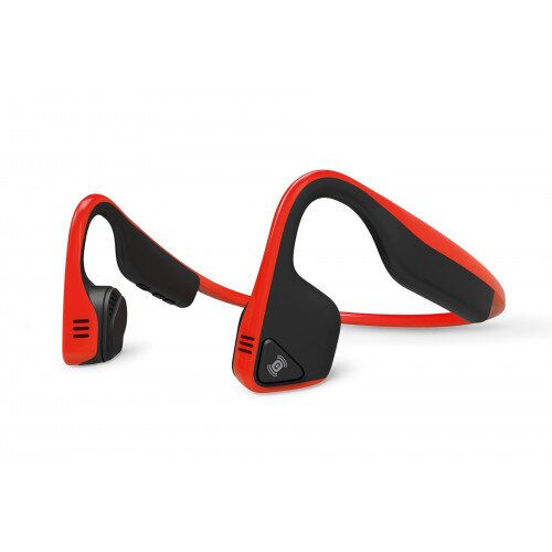 AfterShokz Trekz Titanium Wireless Bone Conduction Headphones - Red