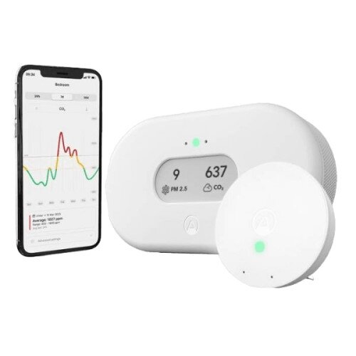 AirThings Living Room + Bathroom Air Quality Monitor