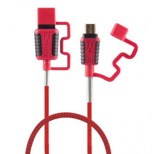 Altec Lansing 6 FT. Braided Rugged Micro USB Cable - Red