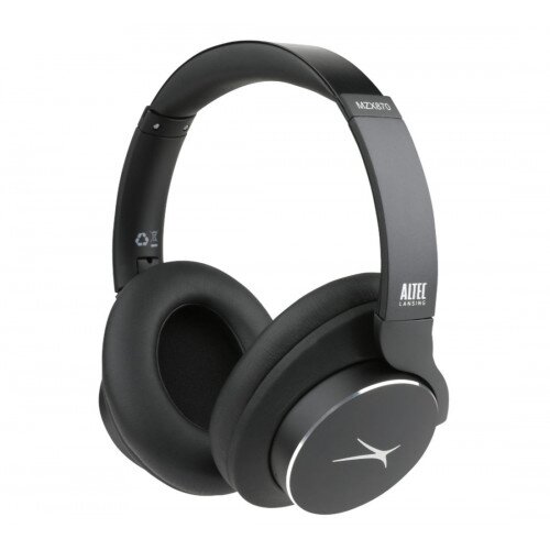 Altec Lansing ComfortQ+ Active Noise Cancelling Over-Ear Headphones - Black